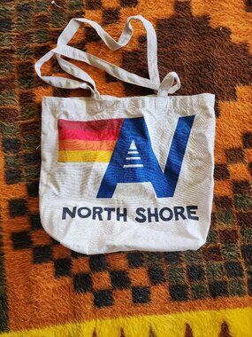 AV - North Shore Canvas Tote Bag – 16x14" Graphic Print